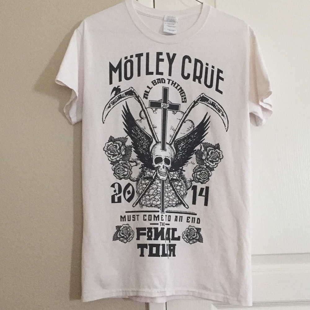 Mötley Crüe The Final Tour 2014 rock graphic tee S